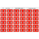 Avery 43340 Label Side Tab Year Code 0 25 X 38Mm Pink Pack 180 43340 - SuperOffice