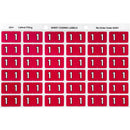 Avery 43341 Label Side Tab Year Code 1 25 X 38Mm Magenta Pack 180 43341 - SuperOffice