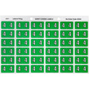 Avery 43344 Label Side Tab Year Code 4 25 X 38Mm Light Green Pack 180 43344 - SuperOffice