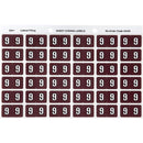 Avery 43349 Label Side Tab Year Code 9 25 X 38Mm Brown Pack 180 43349 - SuperOffice