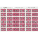 Avery 43368 Label Side Tab Year Code 18 25 X 38Mm Pink Pack 180 43368 - SuperOffice