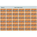 Avery 43403 Label Side Tab Mar Colour Code 23 X 38Mm Orange Pack 180 43403 - SuperOffice