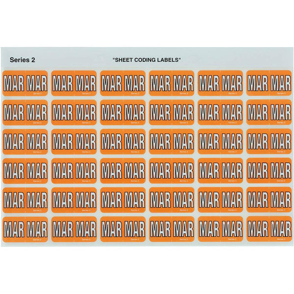 Avery 43403 Label Side Tab Mar Colour Code 23 X 38Mm Orange Pack 180 43403 - SuperOffice