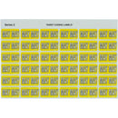 Avery 43405 Label Side Tab May Colour Code 23 X 38Mm Yellow Pack 180 43405 - SuperOffice