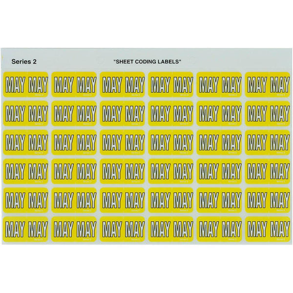 Avery 43405 Label Side Tab May Colour Code 23 X 38Mm Yellow Pack 180 43405 - SuperOffice