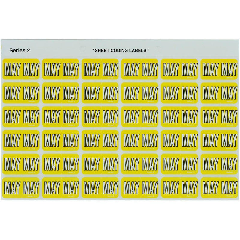 Avery 43405 Label Side Tab May Colour Code 23 X 38Mm Yellow Pack 180 43405 - SuperOffice