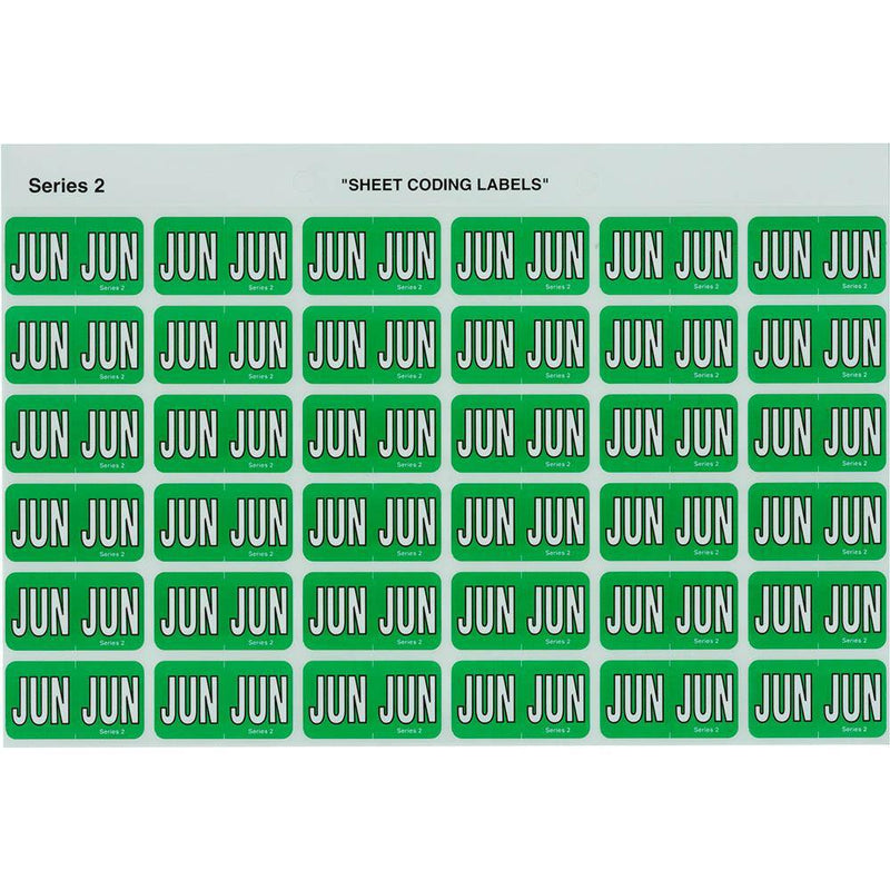 Avery 43406 Label Side Tab Jun Colour Code 23 X 38Mm Light Green Pack 180 43406 - SuperOffice