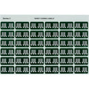 Avery 43407 Label Side Tab Jul Colour Code 23 X 38Mm Dark Green Pack 180 43407 - SuperOffice
