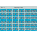 Avery 43408 Label Side Tab Aug Colour Code 23 X 38Mm Light Blue Pack 180 43408 - SuperOffice