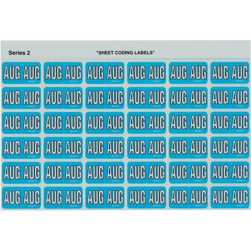 Avery 43408 Label Side Tab Aug Colour Code 23 X 38Mm Light Blue Pack 180 43408 - SuperOffice