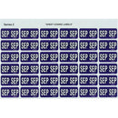 Avery 43409 Label Side Tab Sep Colour Code 23 X 38Mm Dark Blue Pack 180 43409 - SuperOffice