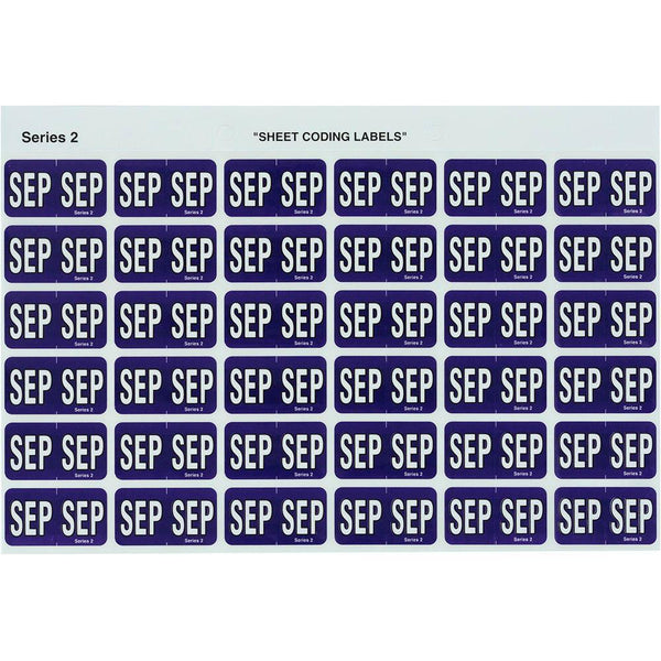 Avery 43409 Label Side Tab Sep Colour Code 23 X 38Mm Dark Blue Pack 180 43409 - SuperOffice