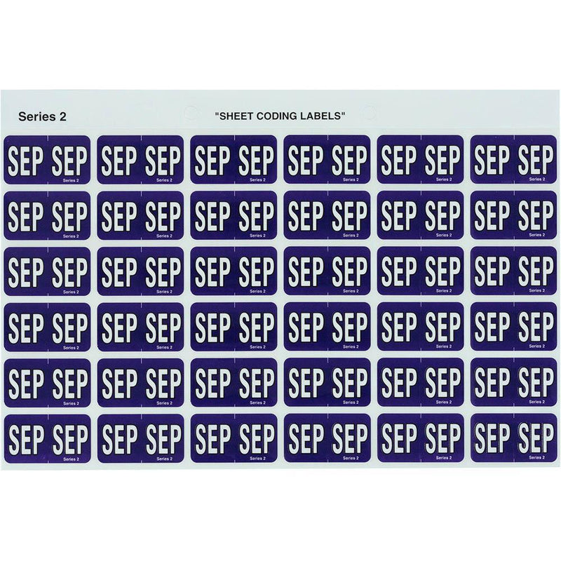 Avery 43409 Label Side Tab Sep Colour Code 23 X 38Mm Dark Blue Pack 180 43409 - SuperOffice