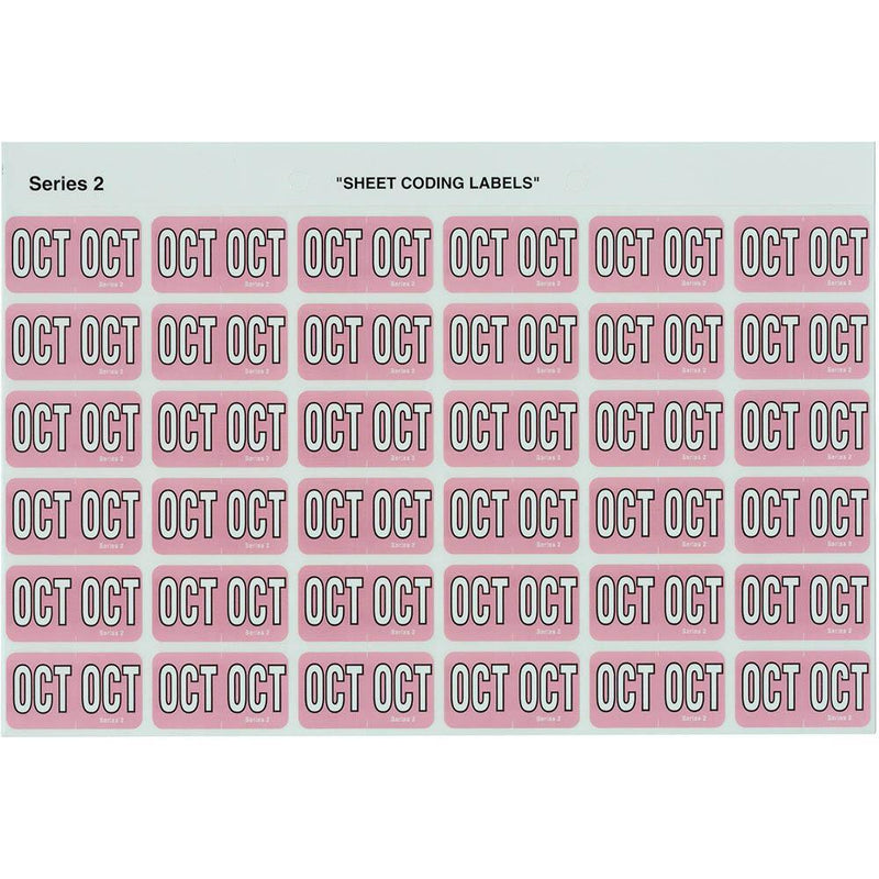 Avery 43410 Label Side Tab Oct Colour Code 23 X 38Mm Mauve Pack 180 43410 - SuperOffice