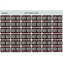 Avery 43411 Label Side Tab Nov Colour Code 23 X 38Mm Brown Pack 180 43411 - SuperOffice