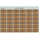 Avery 43412 Label Side Tab Dec Colour Code 23 X 38Mm Orange Pack 180 43412 - SuperOffice