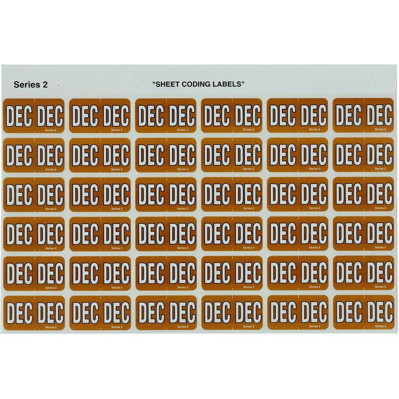 Avery 43412 Label Side Tab Dec Colour Code 23 X 38Mm Orange Pack 180 43412 - SuperOffice