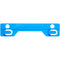 Avery 44008B Tubeclip Compressor Bar Blue Pack 25 44008B - SuperOffice