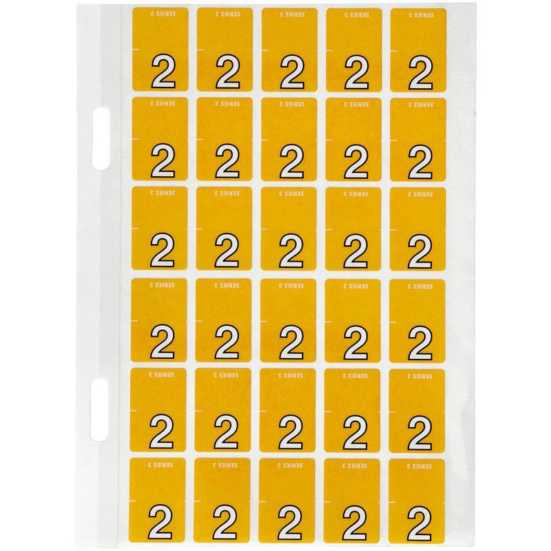 Avery 44202 Label Top Tab Year Code 2 20 X 30Mm Orange Pack 150 44202 - SuperOffice