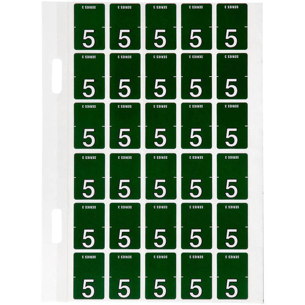 Avery 44205 Label Top Tab Year Code 5 20 X 30Mm Dark Green Pack 150 44205 - SuperOffice