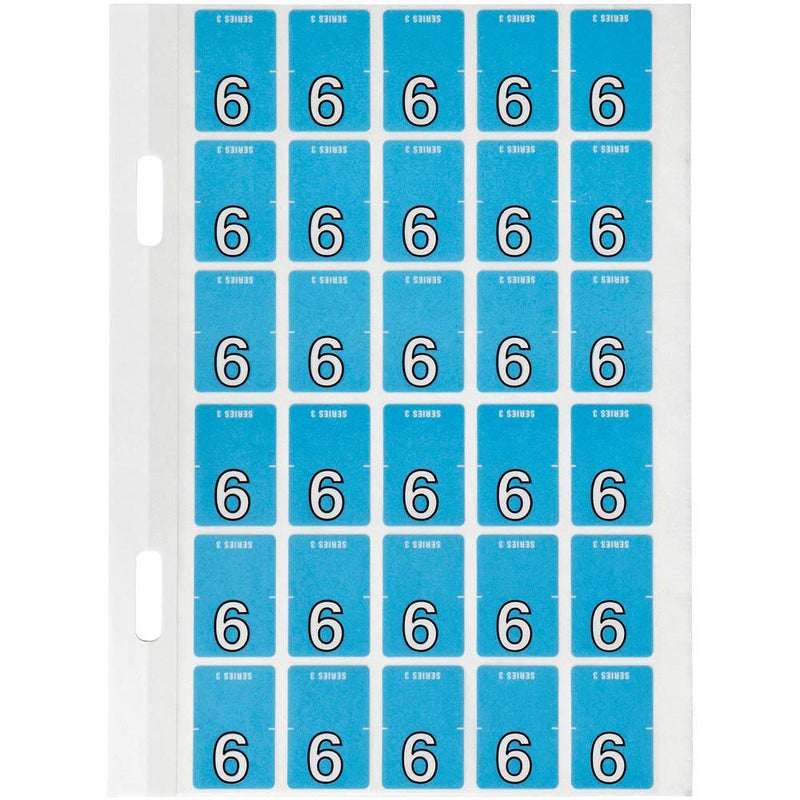 Avery 44206 Label Top Tab Year Code 6 20 X 30Mm Light Blue Pack 1500 44206 - SuperOffice