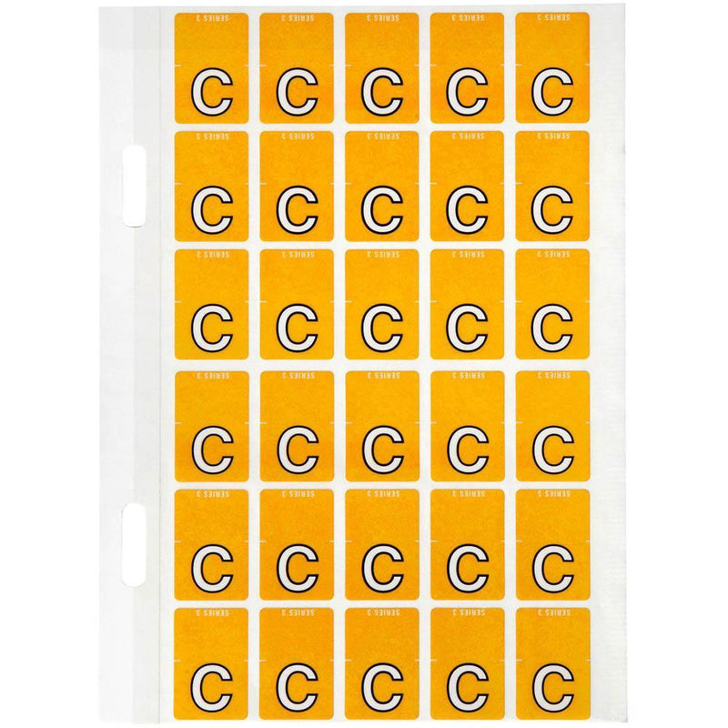 Avery 44403 Label Top Tab C Colour Code 20 X 30Mm Orange Pack 150 44403 - SuperOffice
