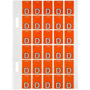 Avery 44404 Label Top Tab D Colour Code 20 X 30Mm Dark Orange Pack 150 44404 - SuperOffice