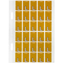 Avery 44412 Label Top Tab L Colour Code 20 X 30Mm Mustard Pack 150 44412 - SuperOffice