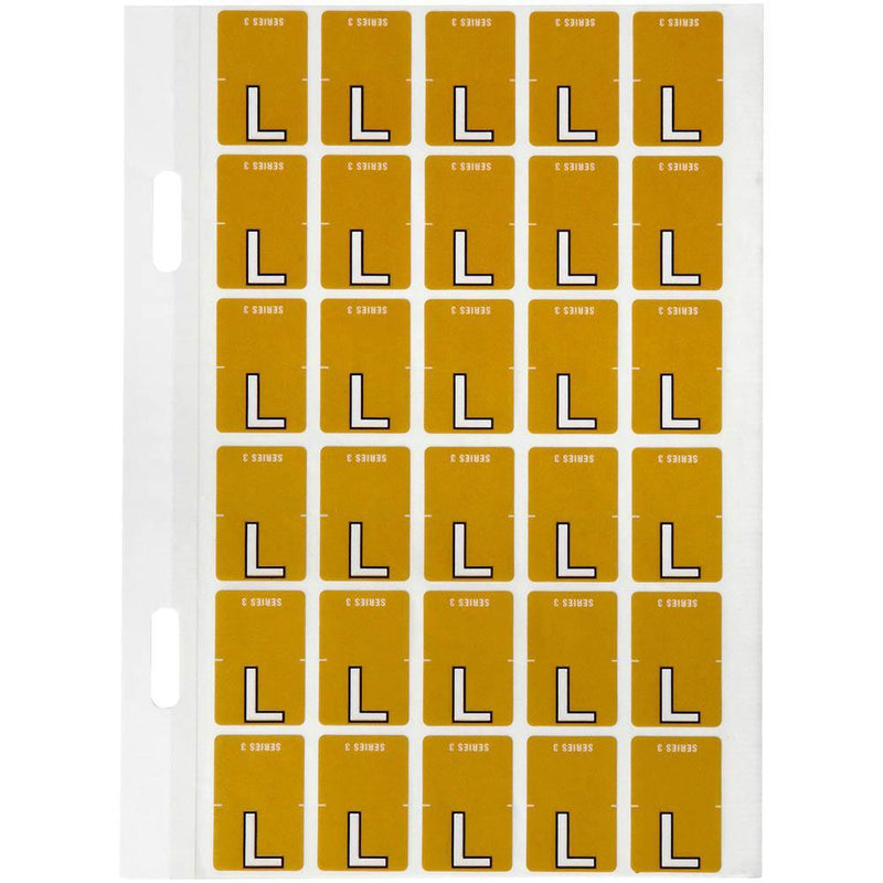 Avery 44412 Label Top Tab L Colour Code 20 X 30Mm Mustard Pack 150 44412 - SuperOffice