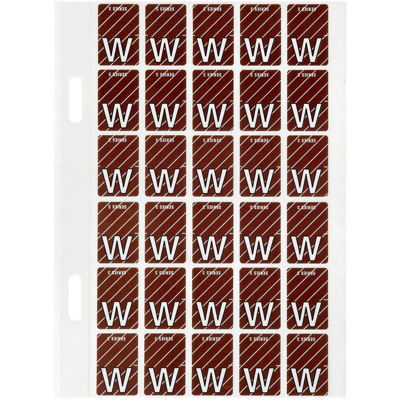 Avery 44423 Label Top Tab W Colour Code 20 X 30Mm Brown Pack 150 44423 - SuperOffice