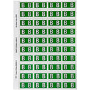Avery 44502 Label Side Tab B Colour Code 25 X 42Mm Dark Green Pack 240 44502 - SuperOffice