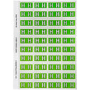 Avery 44508 Label Side Tab H Colour Code 25 X 42Mm Light Green Pack 240 44508 - SuperOffice