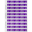 Avery 44510 Label Side Tab J Colour Code 25 X 42Mm Purple Pack 240 44510 - SuperOffice