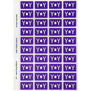 Avery 44525 Label Side Tab Y Colour Code 25 X 42Mm Purple Pack 240 44525 - SuperOffice