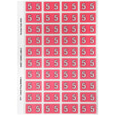 Avery 44533 Label Side Tab Year Code 5 25 X 42Mm Pink Pack 240 44533 - SuperOffice