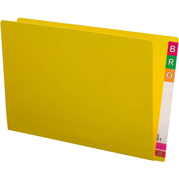 Avery 45413 Lateral File Extra Heavy Weight Foolscap Yellow Box 100 45413 - SuperOffice