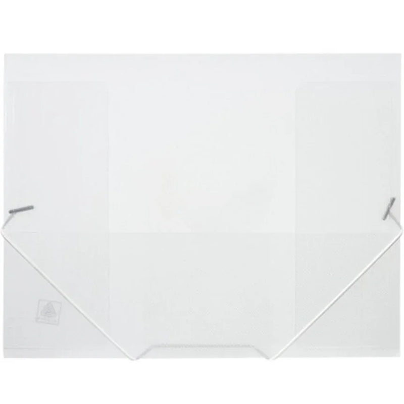 Avery 47708 Document Wallet A4 3 Flap Elastic Closure Clear 12 Pack 47708 (12 Pack) - SuperOffice