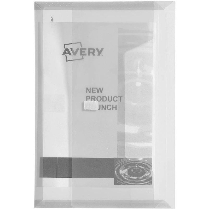Avery 47761 Document Wallet Hook And Loop Foolscap 50 Sheets Opaque Blue 47761 - SuperOffice