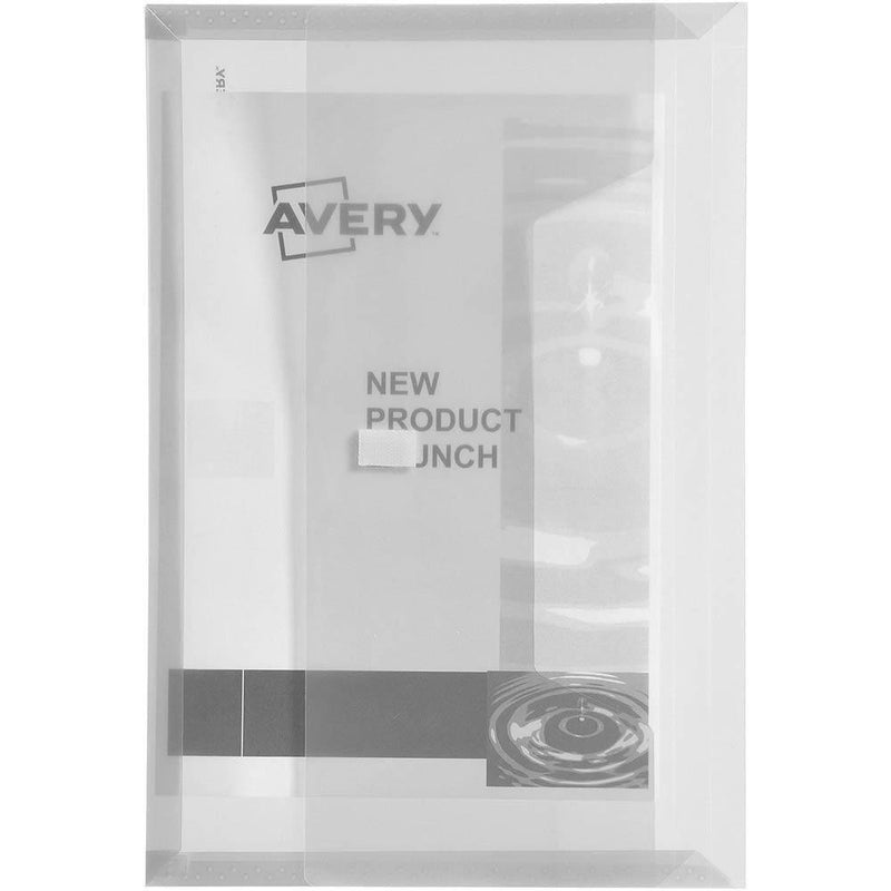 Avery 47763 Document Wallet Hook And Loop Foolscap 50 Sheets Opaque Red 47763 - SuperOffice