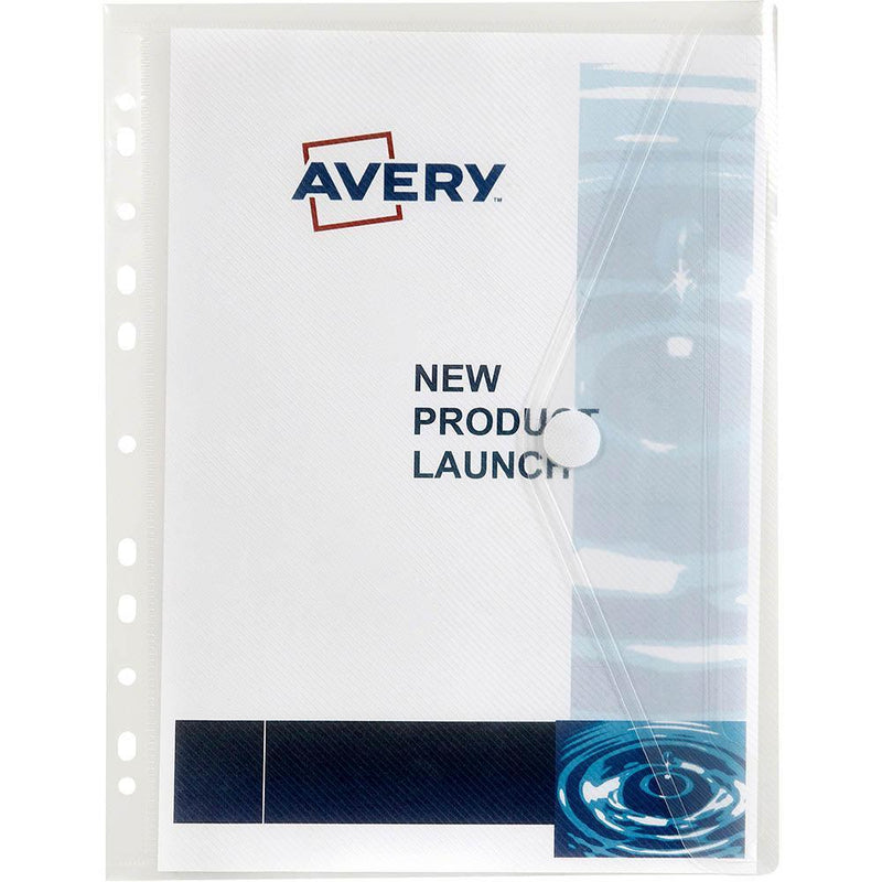 Avery 47900 Binder Wallet With Binding Strip A4 Clear 47900 - SuperOffice