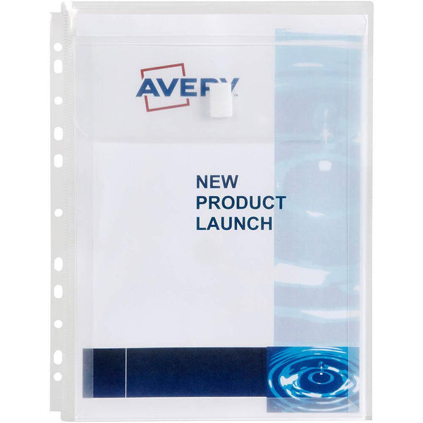 Avery 47902 Pocket Expandable A4 50 Sheets Clear Pack 5 47902 - SuperOffice