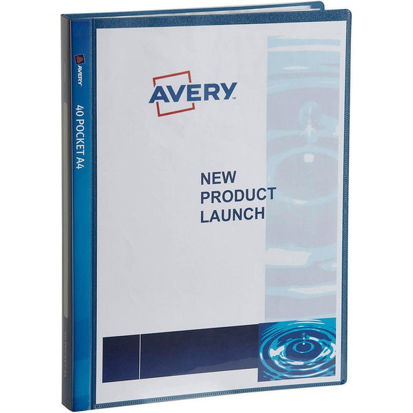 Avery 47935 Display Book Insert Cover 40 Pocket A4 Navy 47935 - SuperOffice