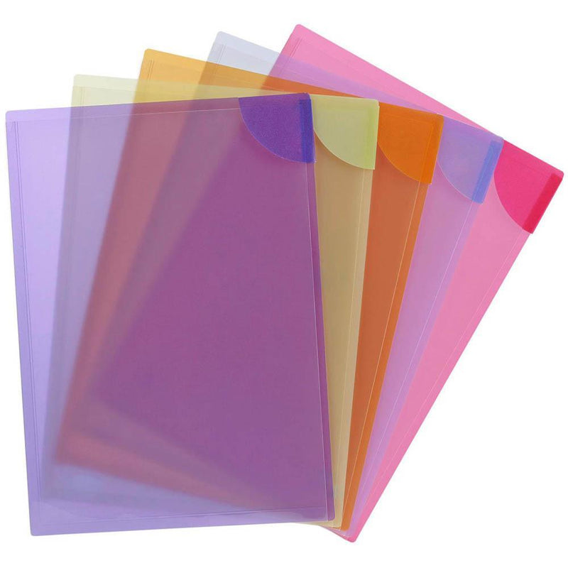 Avery 68020 A4 Lock Files Assorted Colours Pack 5 68020 - SuperOffice