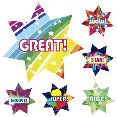 Avery 69639 Merit Stickers Dazzling Stars Star Shape 30Mm Assorted Colours Pack 102 69639 - SuperOffice