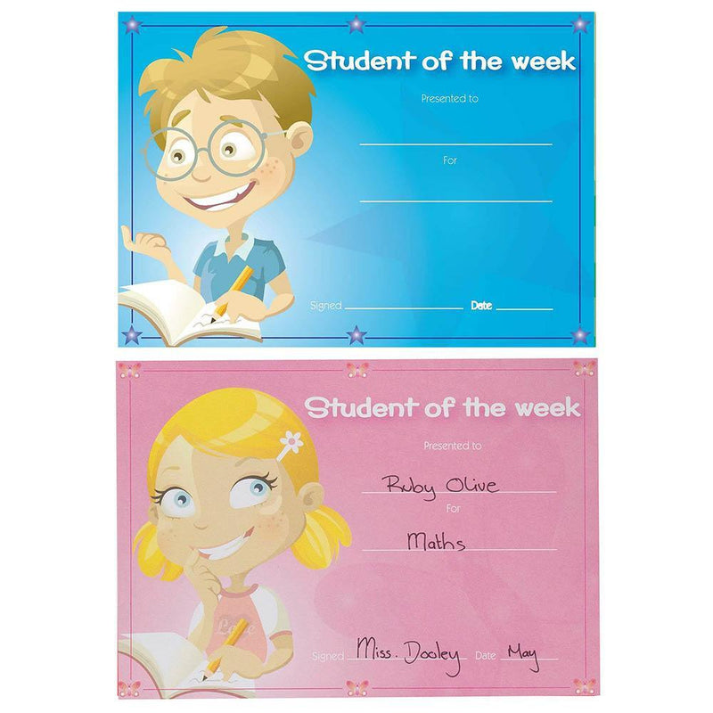 Avery 69644 Merit Certificates Student Of The Week A5 Pack 36 69644 - SuperOffice