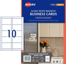 Avery 71019 Lj37 Magnetic Business Cards Pack 100 71019 - SuperOffice