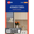 Avery 71019 Lj37 Magnetic Business Cards Pack 100 71019 - SuperOffice