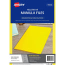 Avery 82743 Manilla Folder 332 X 242Mm A4 Yellow Pack 20 82743 - SuperOffice