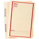 Avery 86514 Spiral Spring Action File Foolscap Red On Buff 86514 - SuperOffice