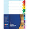 Avery 88710 Divider Plastic 1-10 Index Tab A4 Rainbow 88710 - SuperOffice